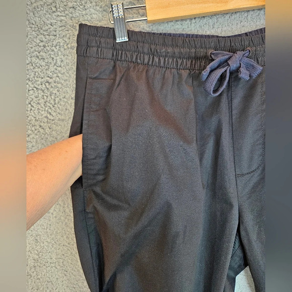 Tommy Hilfiger Mens Black Tie Elastic Waist Cotton Leisure Pants Sz M - Picture 6 of 13